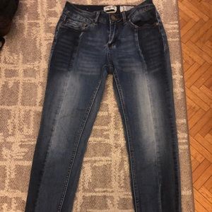 Two toned jeans- indigo rein